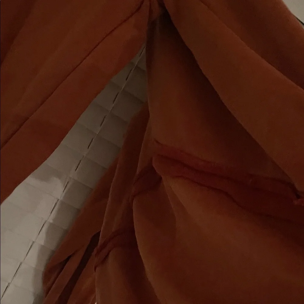 POL Rust Orange Lace-Up Back sweatshirt - Picture 13 of 15